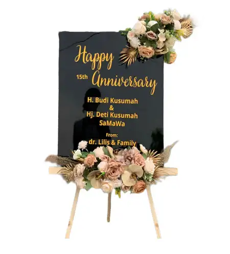 Papan Bunga Akrilik Harmony Wedding Pavilion Jakarta