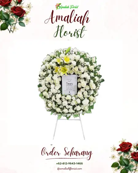 Krans Bunga Duka Harmony Wedding Pavilion Jakarta
