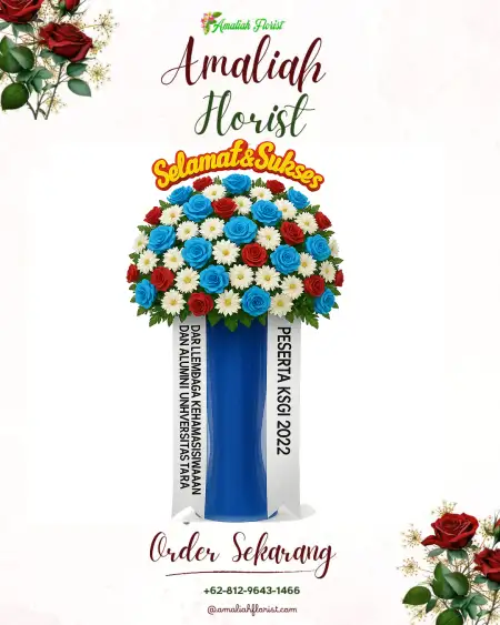 Standing Flowers Harmony Wedding Pavilion Jakarta